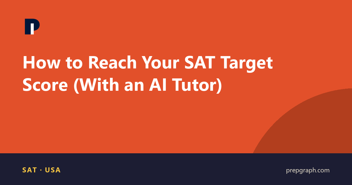 How to Reach Your SAT Target Score (With an AI Tutor)