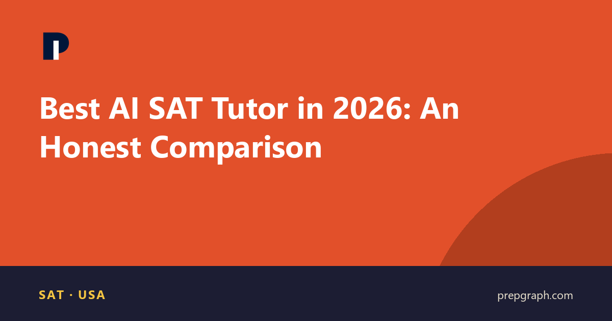 Best AI SAT Tutor in 2026: An Honest Comparison