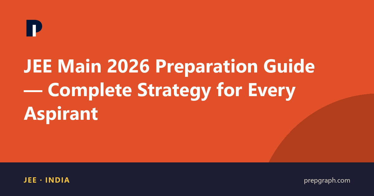JEE Main 2026 Preparation Guide — Complete Strategy for Every Aspirant