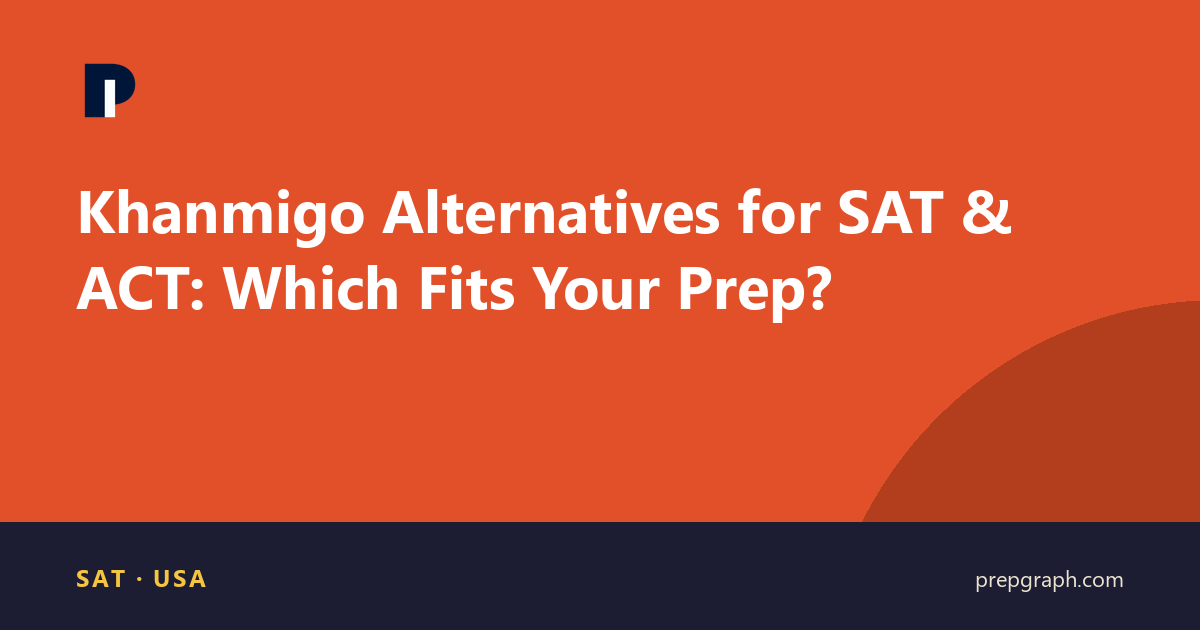 Khanmigo Alternatives for SAT & ACT: Which Fits Your Prep?